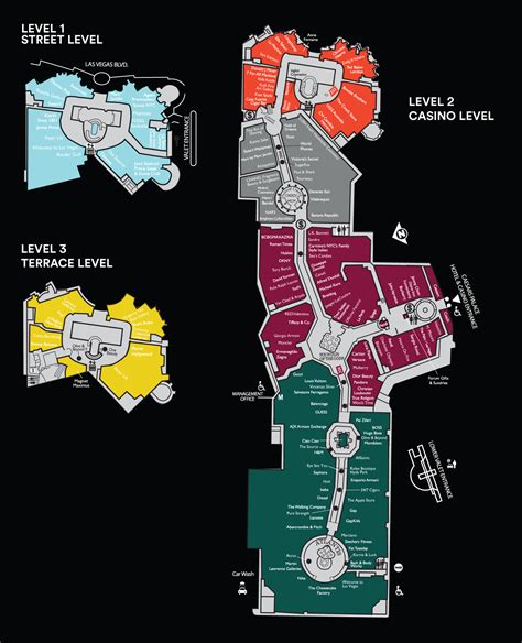 caesars forum map